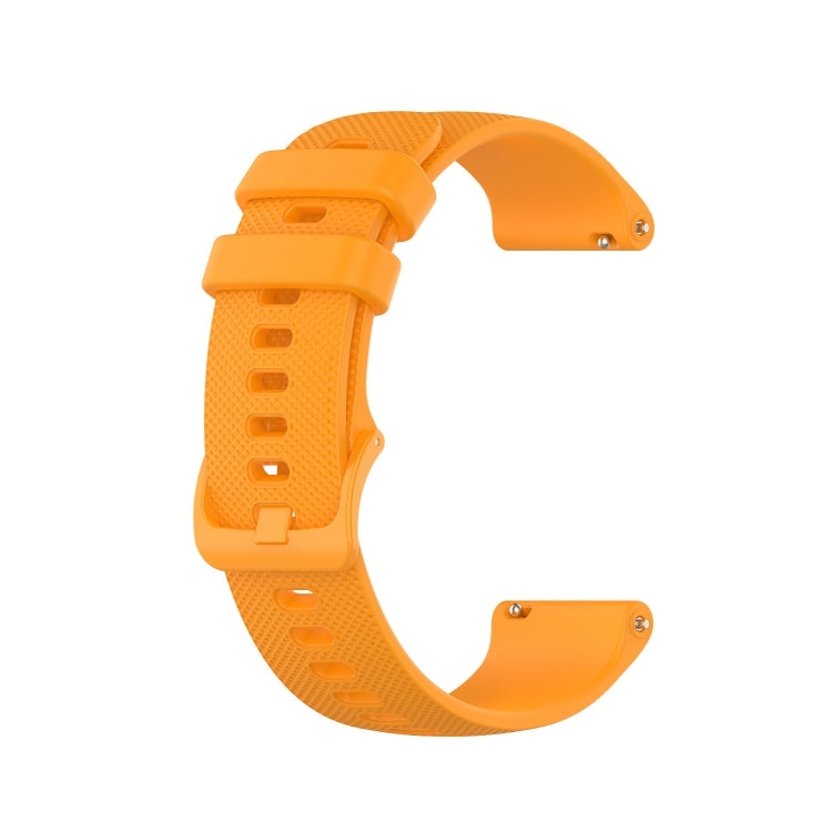 For Garmin Vivoactive 4 22mm Silicone Watch Band(Orange) - Watch Bands by buy2fix | Online Shopping UK | buy2fix