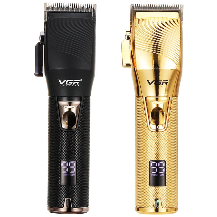 VGR V-280  10W USB Metal Electric Hair Clipper with LED Digital Display (Gold) - Hair Trimmer by VGR | Online Shopping UK | buy2fix