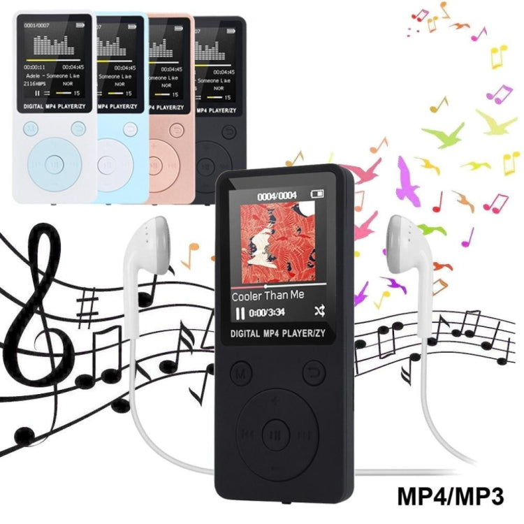 Portable MP4 Lossless Sound Music Player FM Recorder Walkman Player Mini Support Music, Radio, Recording, MP3, TF Card, No Memory(Blue) - Consumer Electronics by buy2fix | Online Shopping UK | buy2fix