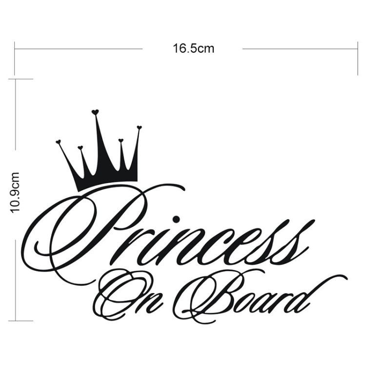 Princess Baby Pattern Car Decal Reflective Laser Vinyl Car Sticker, Size: 16.5x10.9cm(Gold) - Decorative Sticker by buy2fix | Online Shopping UK | buy2fix