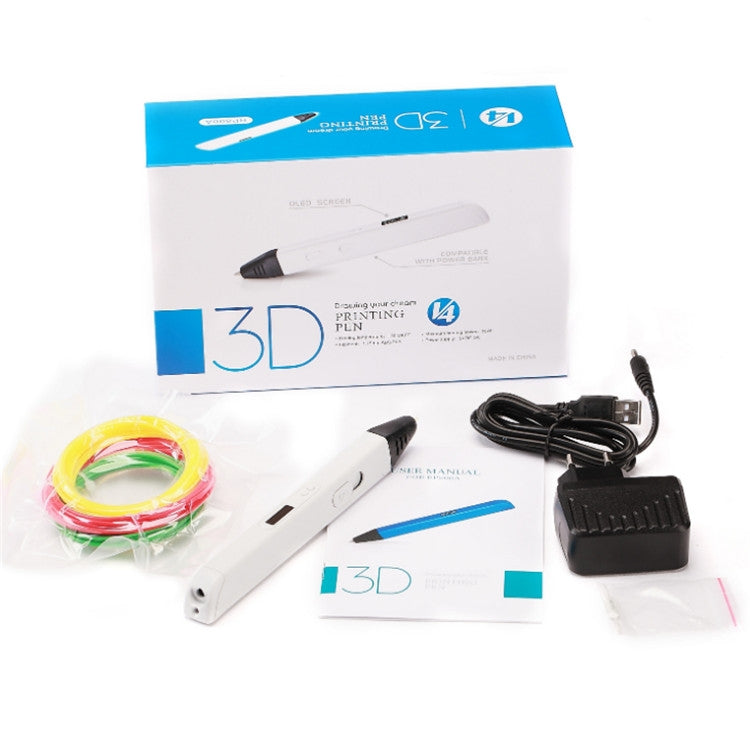 RP800A Childrens Educational Toys 3D Printing Pen, Plug Type:EU Plug(White) - Consumer Electronics by buy2fix | Online Shopping UK | buy2fix