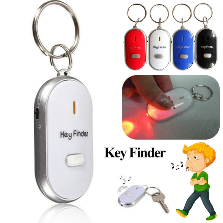 Mini LED Whistle Key Finder Flashing Beeping Remote Lost Keyfinder Locator Keyring for children(red) - Security by buy2fix | Online Shopping UK | buy2fix