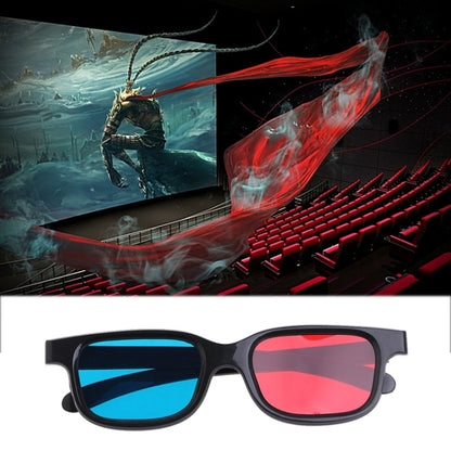 10pcs 3D Glasses Universal Black Frame Red Blue Cyan Anaglyph 3D Glasses 0.2mm For Movie Game DVD - Consumer Electronics by buy2fix | Online Shopping UK | buy2fix
