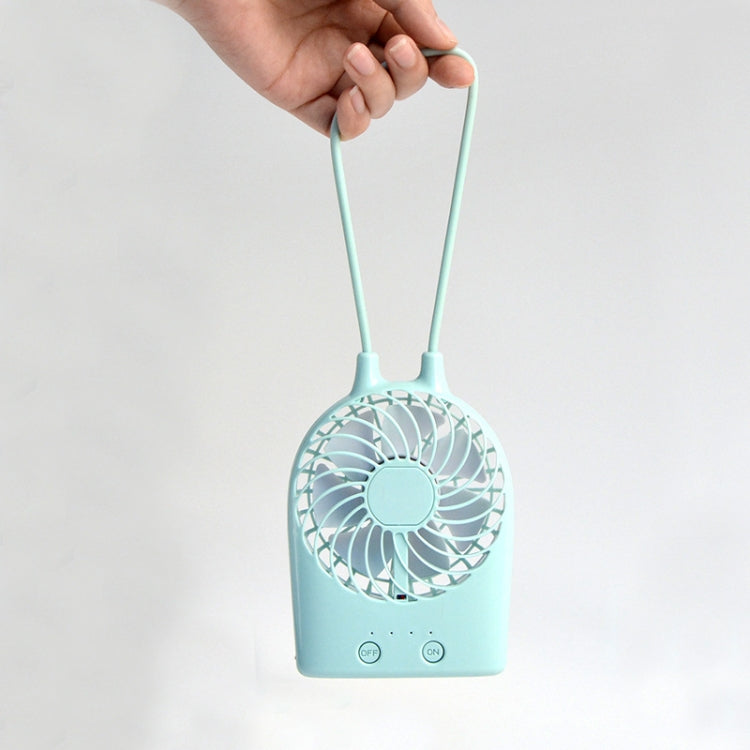 Rechargeable Cute Mini Fan Desktop(Green) - Consumer Electronics by buy2fix | Online Shopping UK | buy2fix