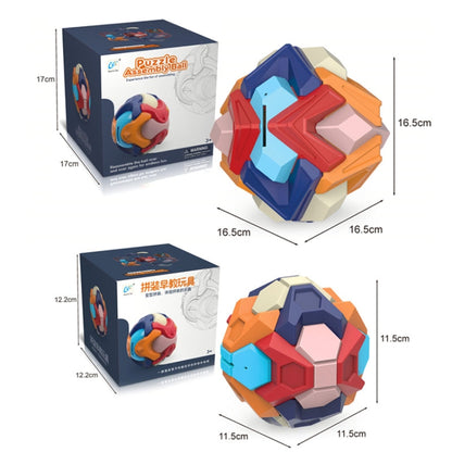 2PCS Children Puzzle Early Education Toys Ball Assembled Piggy Bank, Size:Medium (Polygon) - Puzzle Toys by buy2fix | Online Shopping UK | buy2fix