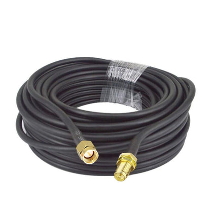 SMA Male To RP-SMA Female RG58 Coaxial Adapter Cable, Cable Length:3m - Connectors by buy2fix | Online Shopping UK | buy2fix