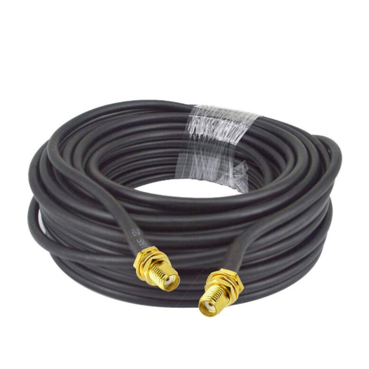 SMA Female To SMA Female RG58 Coaxial Adapter Cable, Cable Length:3m - Connectors by buy2fix | Online Shopping UK | buy2fix