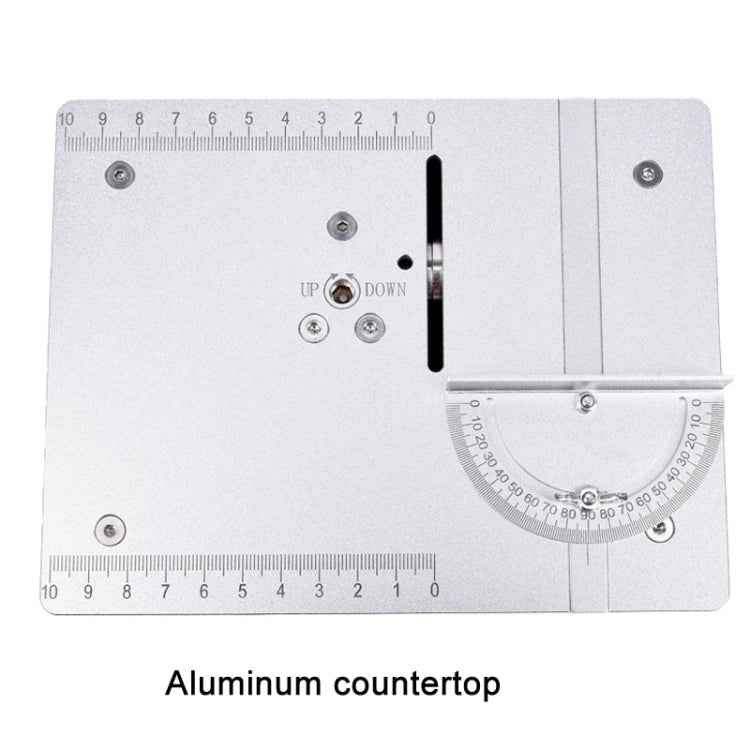 S3  96W Liftable Table Mini Table Saw Aluminum Cutting Machine,Spec: Silver High Match(US Plug) - Electric Saws & Accessories by buy2fix | Online Shopping UK | buy2fix