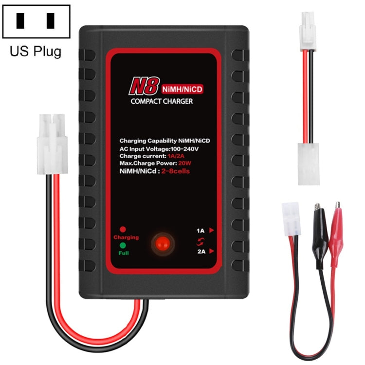 HTRC N8 Ni-MH Ni-Cr Battery Charger Smart Balance Charger, US Plug - Charger by HTRC | Online Shopping UK | buy2fix