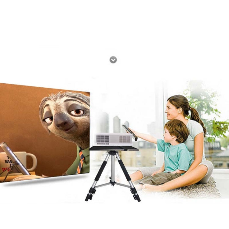 ET-650 Aluminum Alloy Projector Bracket With Tray Stretchable Projector Tripod - Consumer Electronics by buy2fix | Online Shopping UK | buy2fix