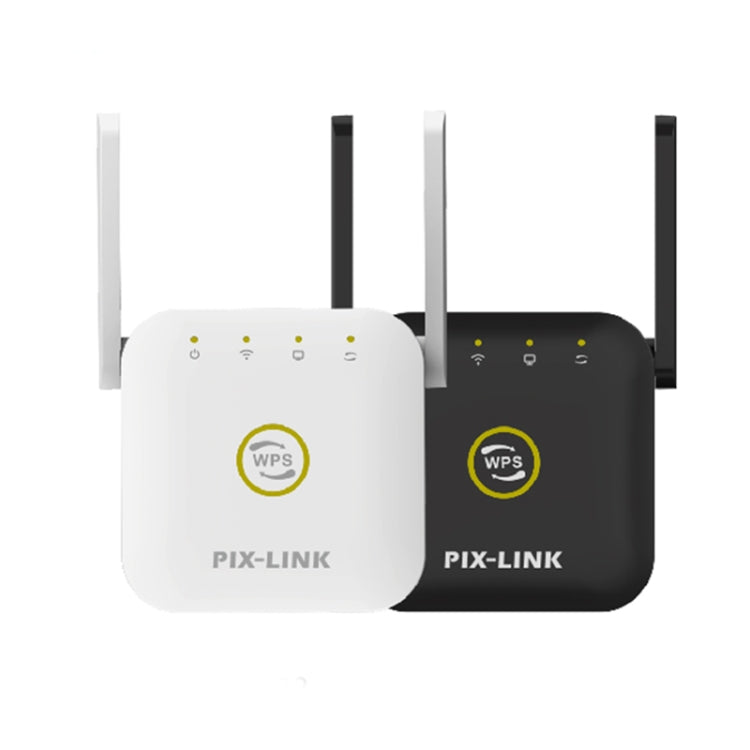PIX-LINK WR22 300Mbps Wifi Wireless Signal Amplification Enhancement Extender, Plug Type:US Plug(Black) - Wireless Routers by PIX-LINK | Online Shopping UK | buy2fix