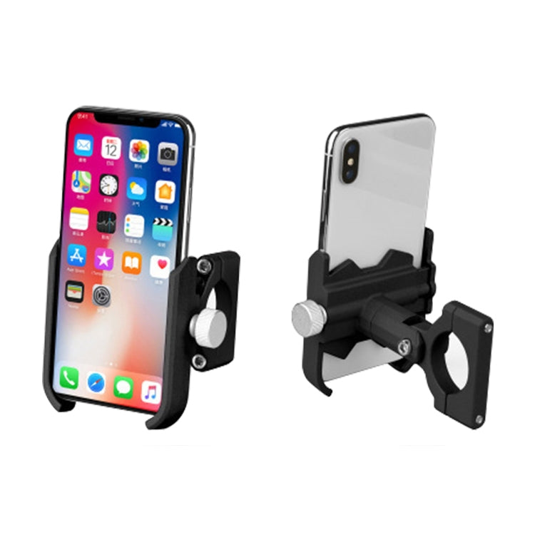 Bicycle Mobile Phone Holder Motorcycle Electric Car Navigation Mobile Phone Holder, Style:Handlebars(Black) - Holders by buy2fix | Online Shopping UK | buy2fix