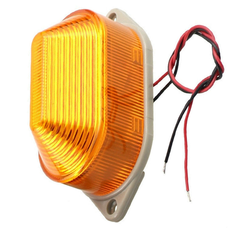DC12V Led Mini Strobe Signal Warning Light Silent Warning Light(Orange) - Warning Lights by buy2fix | Online Shopping UK | buy2fix