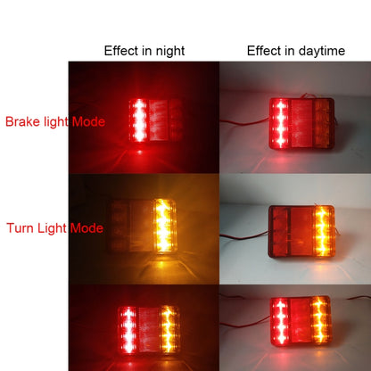 2 PCS CNSUNNY LIGHT DC 12V Car Truck Trailer Caravans LED Rear Tail Warning Brake Lights - Brake Lights by buy2fix | Online Shopping UK | buy2fix