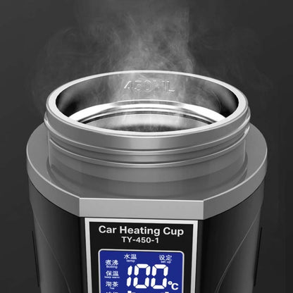 450ml Car Heating Water Bottle Thermos Mug Car Truck Universal Boiling Water Cup, Style:Home Car Dual-use(White) - Heating Cups by buy2fix | Online Shopping UK | buy2fix