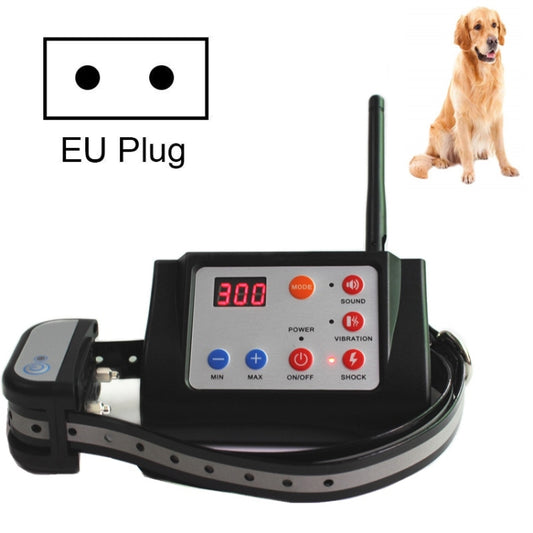 2 In 1 Smart Wireless Waterproof Fence Remote Dog Trainer with Collar, Style:420G(EU Plug) - Training Aids by buy2fix | Online Shopping UK | buy2fix