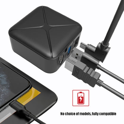 Multi-Function Projection And Charging AC Adapter Base Support Android/PC/Lite For Switch, Specifications:Black+US Plug - Toys & Hobbies by buy2fix | Online Shopping UK | buy2fix