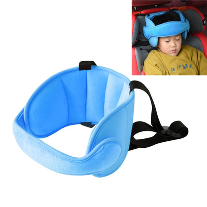 Child Car Seat Head Support Comfortable Safe Sleep Solution Pillows Neck Travel Stroller Soft Cushion(Blue) - Seat Belts & Padding by buy2fix | Online Shopping UK | buy2fix