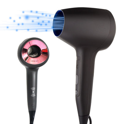 Lescolton 9809 Household Smart High-power Cold Hot Wind Leafless Negative Ion Hair Dryer with Hair Comb, Plug Type:UK Plug(Black) - Home & Garden by Lescolton | Online Shopping UK | buy2fix