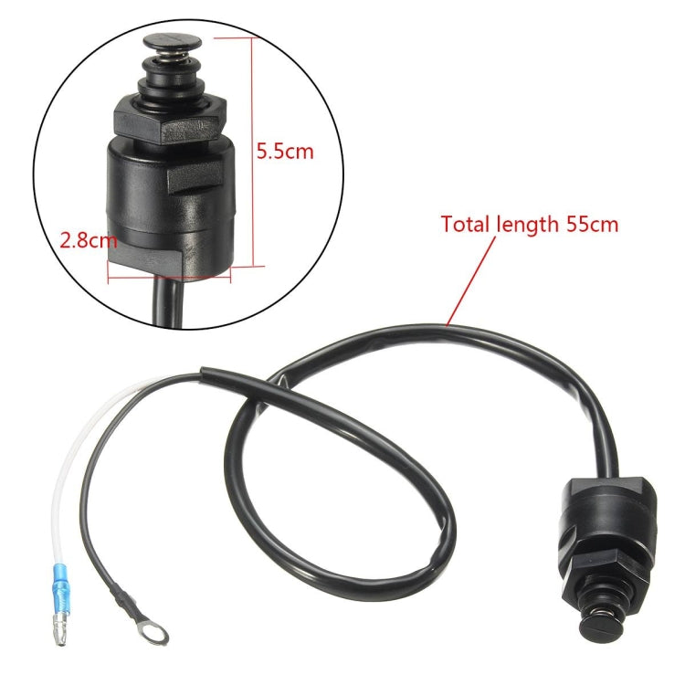 Universal Boat Outboard Engine Motor Kill Stop Switch Safety Tether Lanyard Motorcycle Switches - In Car by buy2fix | Online Shopping UK | buy2fix
