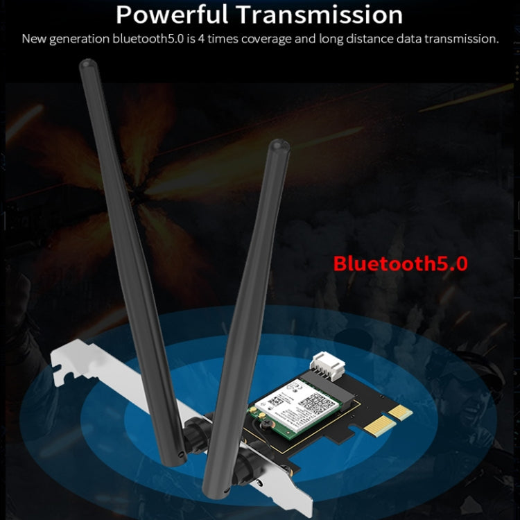 CF-AX200 SE 3000Mbps PCI-E Dual Band Frequency Bluetooth Wireless Network Card - Computer & Networking by COMFAST | Online Shopping UK | buy2fix