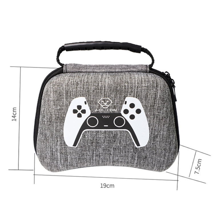 3 PCS AOLION Game Handle Waterproof EVA Storage Bag Hard Shell Bag For PS5/PS4(Black) - Bags by buy2fix | Online Shopping UK | buy2fix