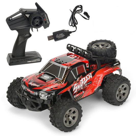 MGRC Charging Remote Control Car 2.4G Wireless Remote Control Four-Way Cross-Country Climbing Car 1:18 Car Model(Red) - RC Cars by MGRC | Online Shopping UK | buy2fix