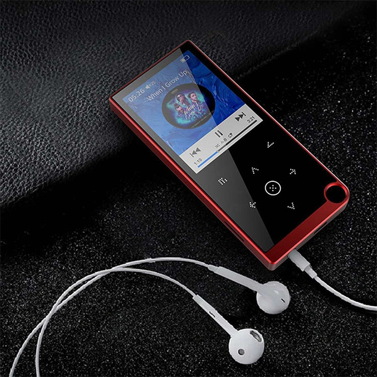 E05 2.4 inch Touch-Button MP4 / MP3 Lossless Music Player, Support E-Book / Alarm Clock / Timer Shutdown, Memory Capacity: 8GB Bluetooth Version(Red) - Consumer Electronics by buy2fix | Online Shopping UK | buy2fix