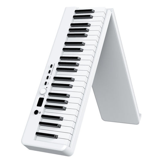 Wersi 88-Key Foldable Portable Electronic Piano Keyboard For Beginners Practice Piano, USB(White) - Keyboard Instruments by buy2fix | Online Shopping UK | buy2fix