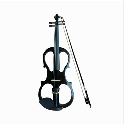 YS030 4 / 4 Wooden Manual Electronic Violin for Beginners, with Bag(Black) - Stringed Instruments by buy2fix | Online Shopping UK | buy2fix