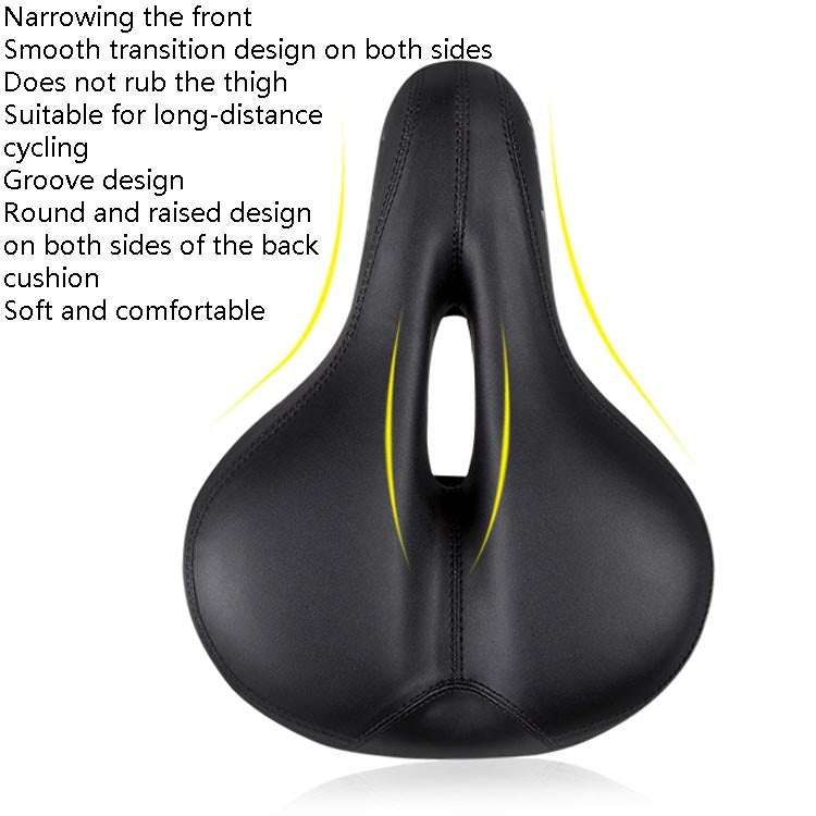 Bicycle Seat Saddle Bicycle Seat Car Seat(Black) - Outdoor & Sports by buy2fix | Online Shopping UK | buy2fix