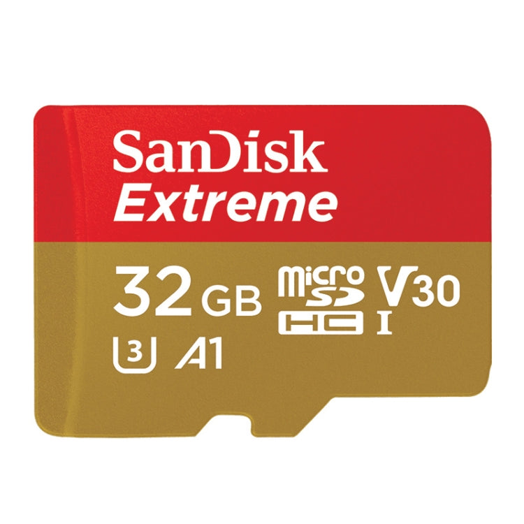 SanDisk U3 High-Speed Micro SD Card  TF Card Memory Card for GoPro Sports Camera, Drone, Monitoring 32GB(A1), Colour: Gold Card - Micro SD Card by SanDisk | Online Shopping UK | buy2fix