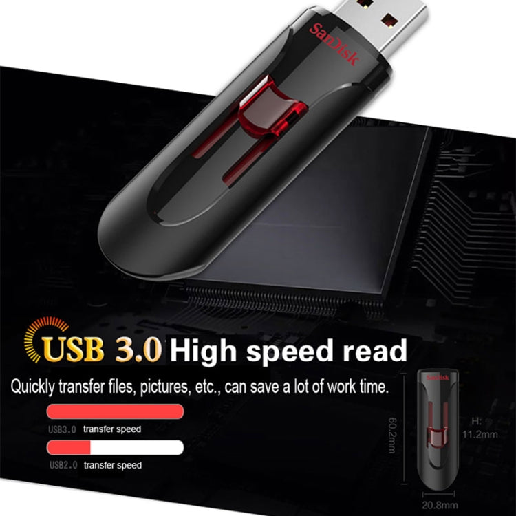 SanDisk CZ600 USB 3.0 High Speed U Disk, Capacity: 256GB - USB Flash Drives by SanDisk | Online Shopping UK | buy2fix