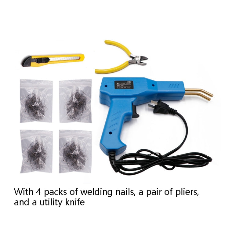 H50 Car Bumper Crack Repair Welding Machine Plastic Welding Nail Artifact, US Plug(Blue) - In Car by buy2fix | Online Shopping UK | buy2fix