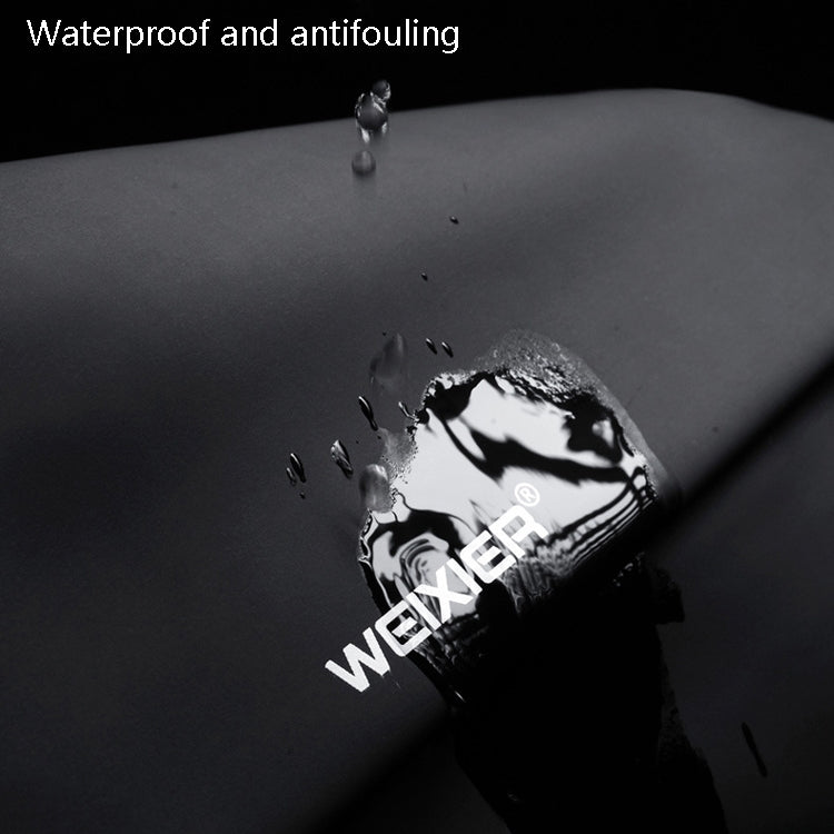 WEIXIER 8641 Men Running Waterproof Waist Bag Multifunctional Chest Bag Sports Leisure One-Shoulder Bag(Black) - Outdoor & Sports by WEIXIER | Online Shopping UK | buy2fix