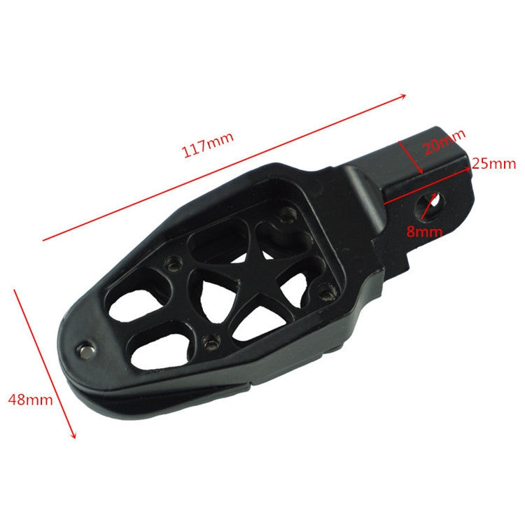 Motorcycle Modified Aluminum Alloy Foot Pedal Accessories(Black) - Others by buy2fix | Online Shopping UK | buy2fix