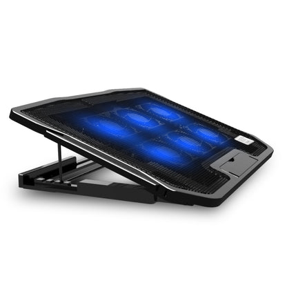 NUOXI H9 Notebook Radiator Computer Base Fan Bracket Pad(Black) - Computer & Networking by NUOXI | Online Shopping UK | buy2fix
