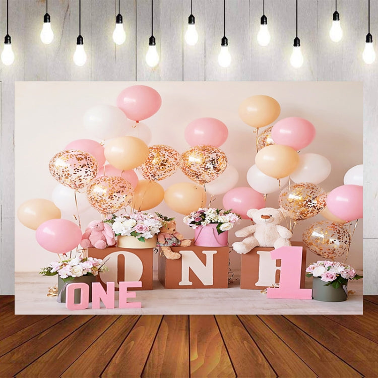 2.1m x 1.5m One Year Old Birthday Photography Background Cloth Birthday Party Decoration Photo Background(585) - Camera Accessories by buy2fix | Online Shopping UK | buy2fix