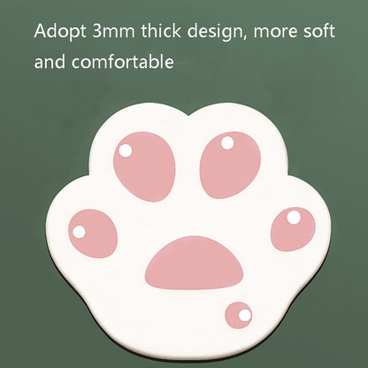 3 PCS XH12 Cats Claw Cute Cartoon Mouse Pad, Size: 280 x 250 x 3mm(Aquamarine) - Mouse Pads by buy2fix | Online Shopping UK | buy2fix