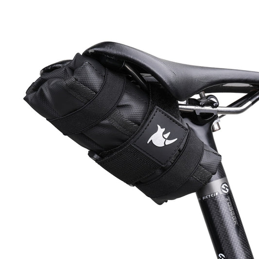 Rhinowalk RK5100 Bicycle Tools Storage Bag Mountain Bike Saddle Bag(Black) - Bicycle Bags by Rhinowalk | Online Shopping UK | buy2fix