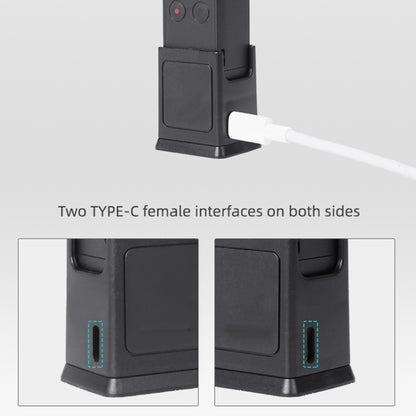 Sunnylife OP2-DZ9434 Desktop Charging Base Bracket With Type-C Charging Port 1/4 Inch Adapter For DJI Osmo Pocket 2(Black) - DJI & GoPro Accessories by Sunnylife | Online Shopping UK | buy2fix