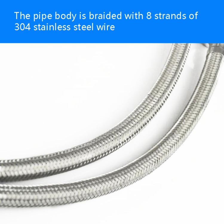 4 PCS Weave Stainless Steel Flexible Plumbing Pipes Cold Hot Mixer Faucet Water Pipe Hoses High Pressure Inlet Pipe, Specification: 70cm 3.5cm Copper Rod - Home & Garden by buy2fix | Online Shopping UK | buy2fix