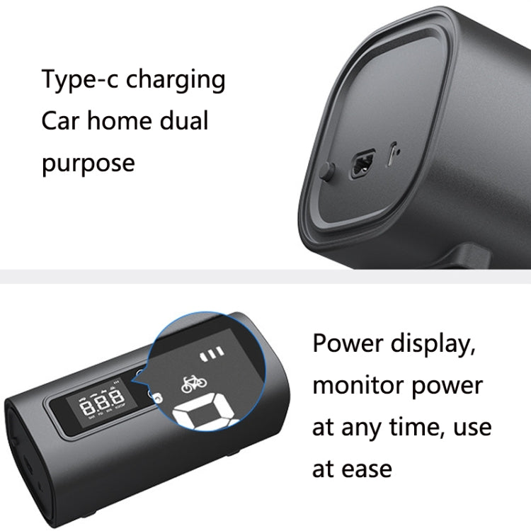 YANTU A22 Car Dual-Cylinder Car Wireless Smart Digital Display Portable Tire Air Pump, Specification: Wireless Black - In Car by YANTU | Online Shopping UK | buy2fix