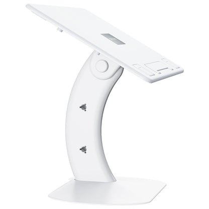 Oatsbasf 03363 Laptop Heightening Bracket Multifunctional Portable Foldable Desktop Stand(White) - Laptop Stand by Oatsbasf | Online Shopping UK | buy2fix