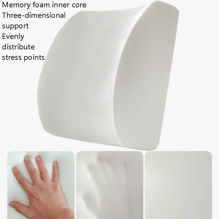 Office Waist Cushion Car Pillow With Pillow Core, Style: Memory Foam(Mesh Purple) - Home & Garden by buy2fix | Online Shopping UK | buy2fix