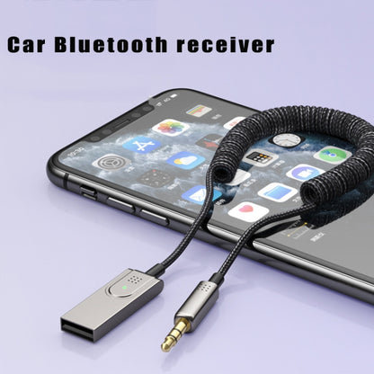 BY301 AUX Car Bluetooth 5.0 Receiver Mobile Call Bluetooth Adapter - Bluetooth Adapters by buy2fix | Online Shopping UK | buy2fix