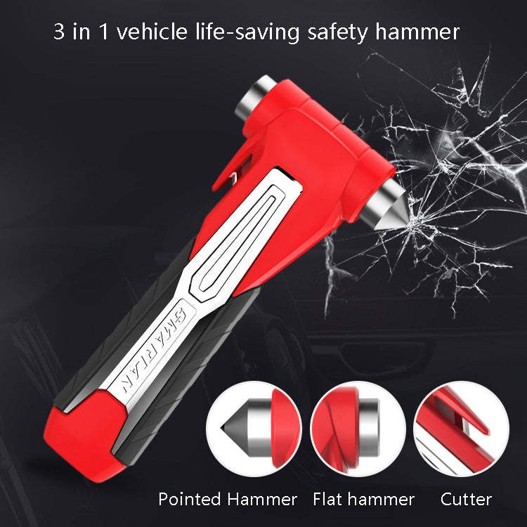 CS-B07 Car Multi-Function Emergency Hammer Fire Escape Hammer(Black) - In Car by buy2fix | Online Shopping UK | buy2fix