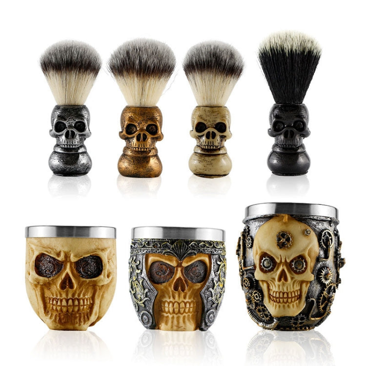 Skull Cleansing Shaving and Foaming Tools, Color Classification: Armor Bubbling Bowl - Hair Trimmer by buy2fix | Online Shopping UK | buy2fix