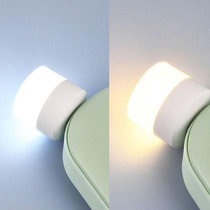 5 PCS 1W USB Power LED Eye Protection Mini Night Light(White Light) - Night Lights by buy2fix | Online Shopping UK | buy2fix