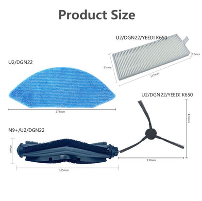 2 PCS Rag Accessories For  Ecovacs Deebot U2/DGN22 - Consumer Electronics by buy2fix | Online Shopping UK | buy2fix